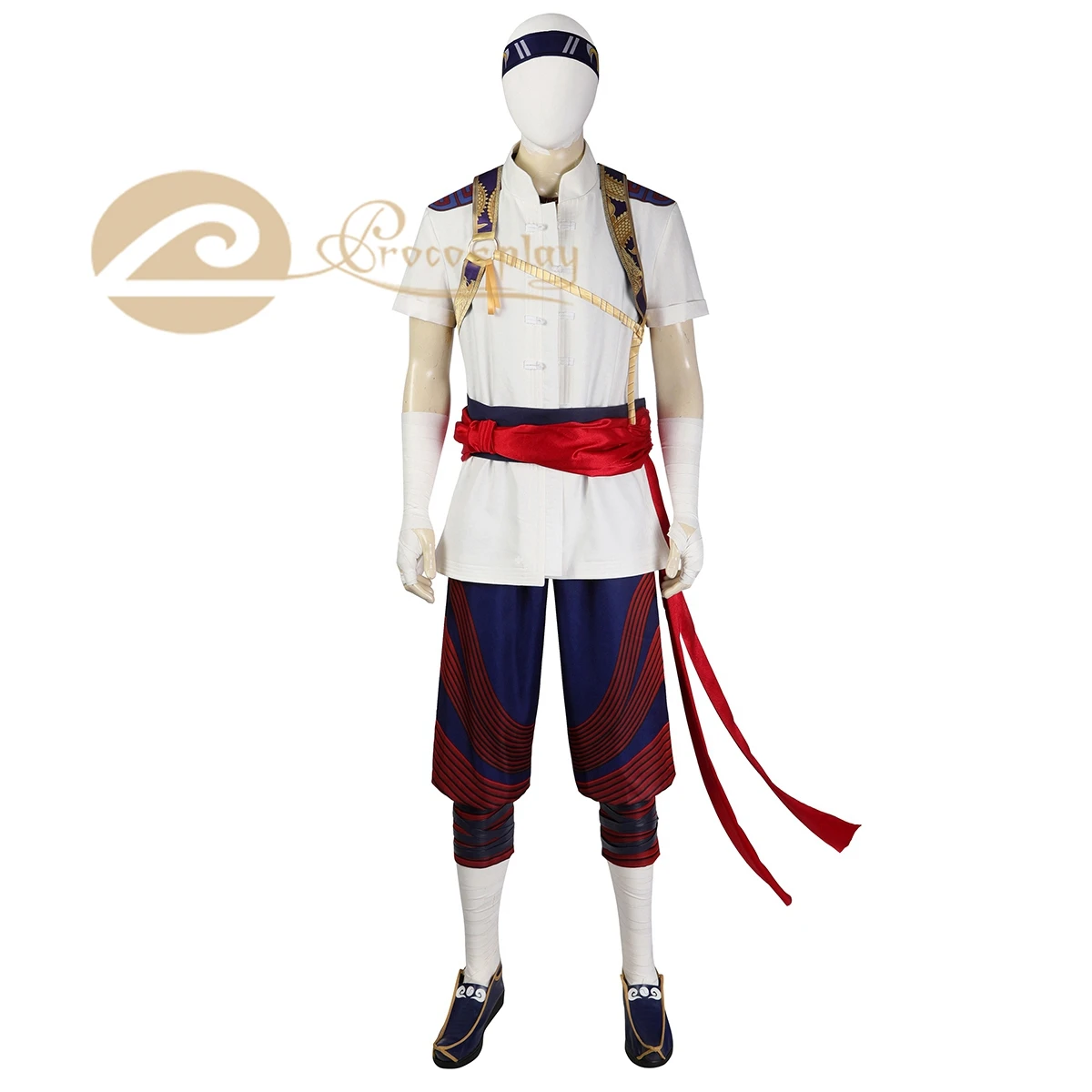 

Liu Kang Cosplay Costume Men Role Play Halloween Chinese Style Outfit C08788