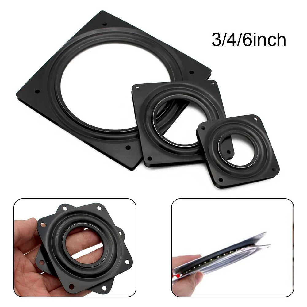 1PCS Hollow Turntable 3/4/6 Inches Swivel Plates Rolling Bearing Turntable Display Stand Desk Table Furniture Hardware Turntable