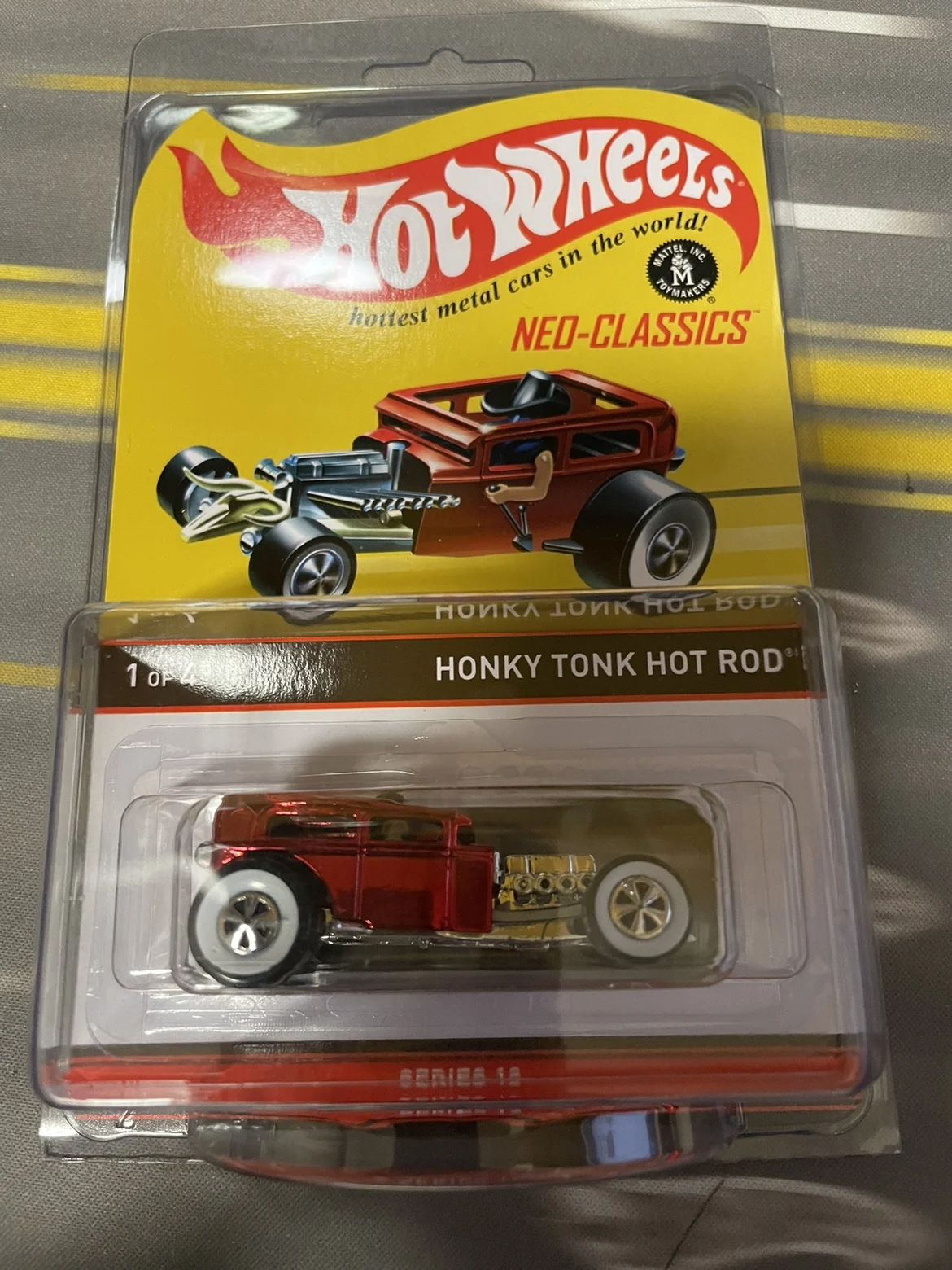 Hot Wheels Cars RLC Honky Tonk HOT ROD 1/64 Metal Die-cast Model Toy Vehicles