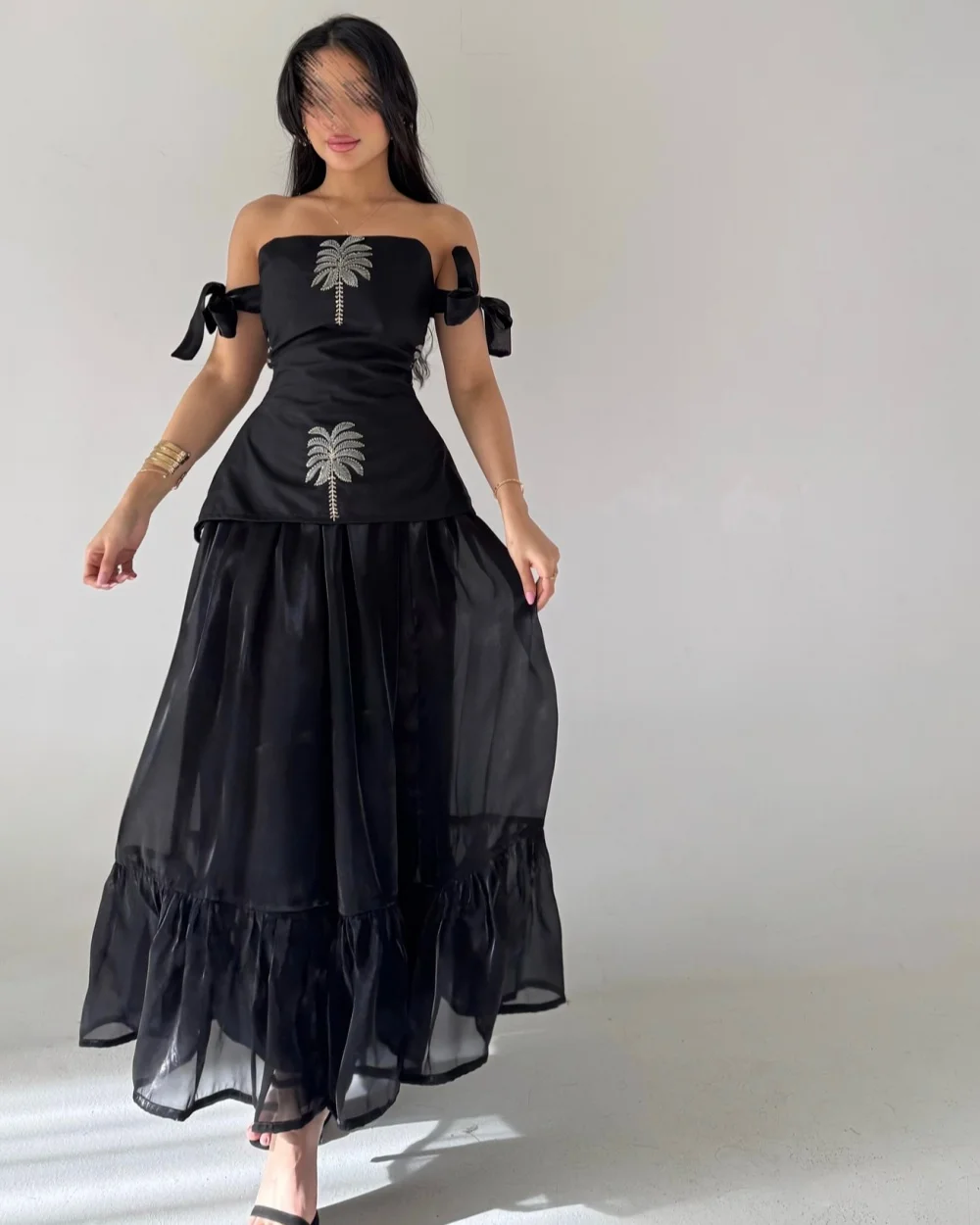 

Customized Modern Style Jersey Rhinestone Ruched A-Line Evening Dresses Fashion Sexy Strapless Sleeveless Ankle Length Dresses