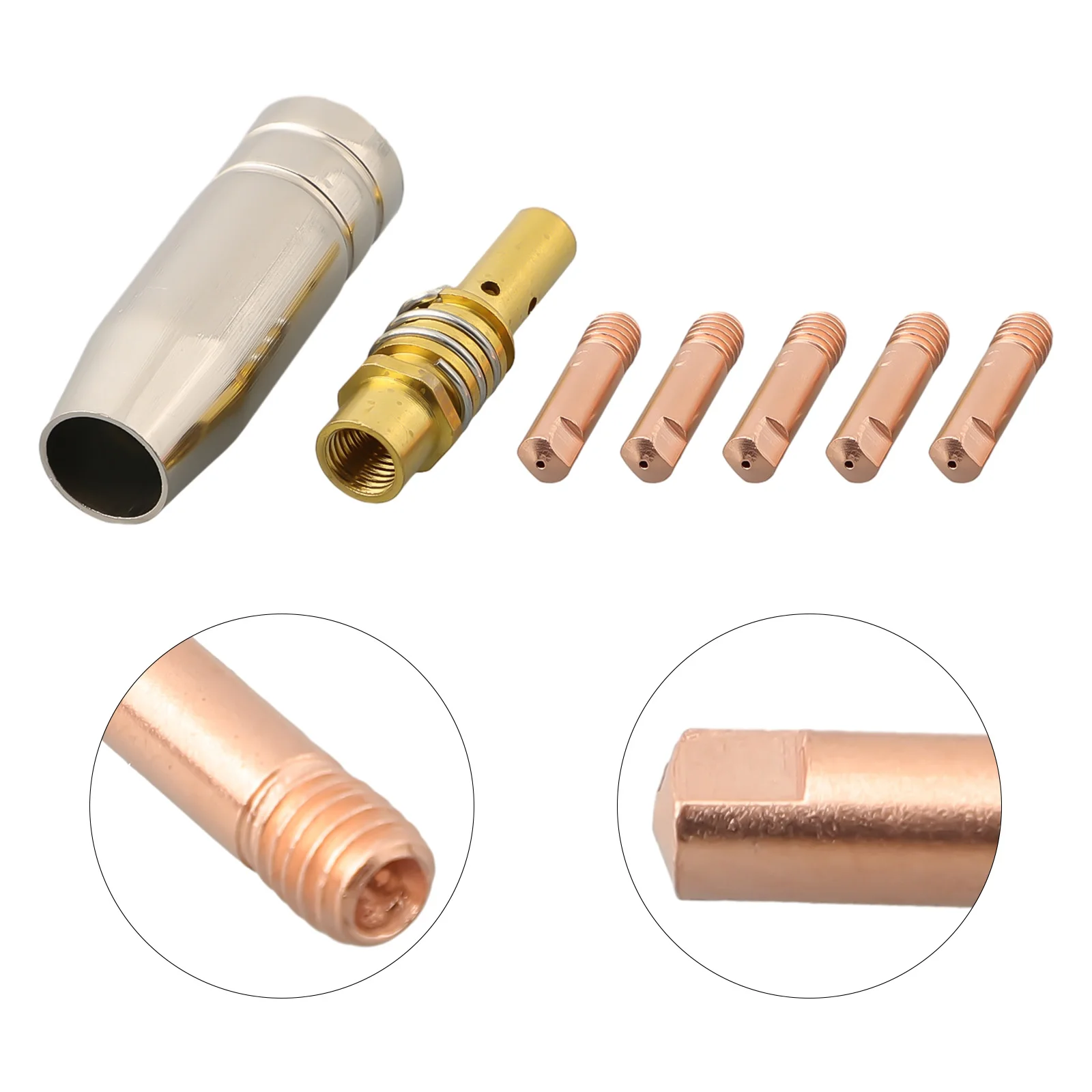 Tip Holder MIG Welding Nozzle Protective Nozzle Consumables Kit Accessories For Mitech Chiry For Rilon Riland Jasic