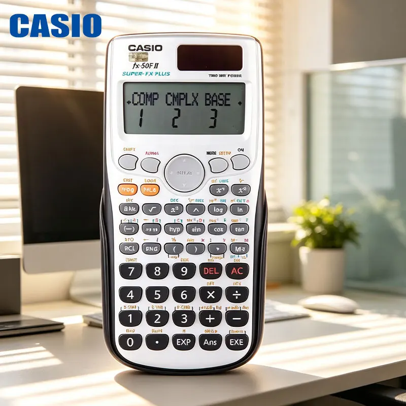 Casio FX-50F II/82ES-PLSA/DH-12/MX-120B/DS-2B Stable high-precision scientific calculator Project planning data accounting