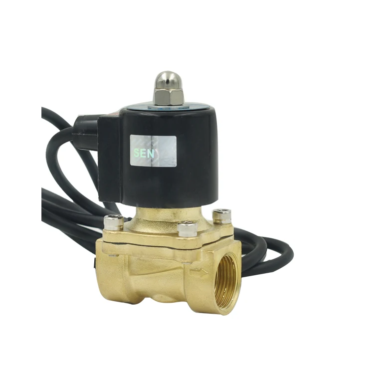 Best Seller DN15 Brass Under Stainless Steel 1 Inch Waterproof IP68 Water Fountain Solenoid Valve