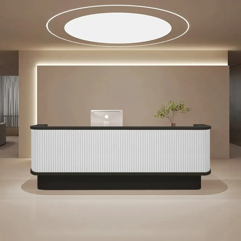 for Simple Beauty Light Luxury Checkout Counter Barber Shop Medical Beauty Oral Bar Wedding Photo Studio Company Front