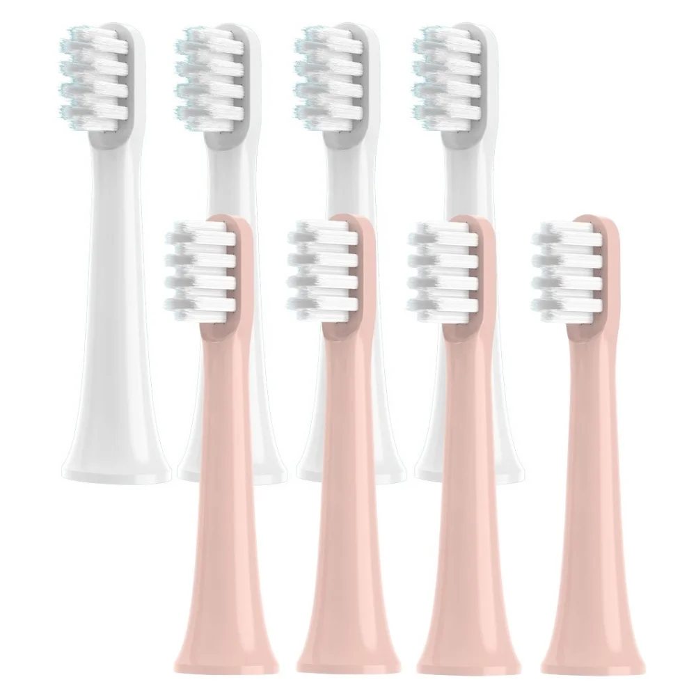 4 Pcs/pack Replacement Brush Heads For XIAOMI MIJIA T100 Sonic Electric Toothbrush Head DuPont Soft Bristle Nozzles