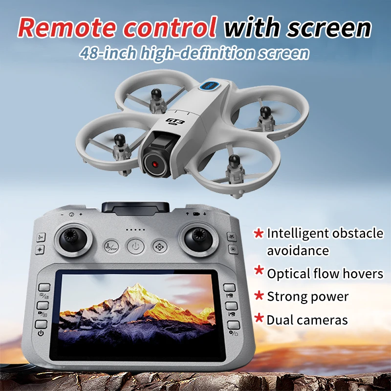 Xiaomi GT3 Drone 8K 5G Remote Control With Screen Display Optical Flow Positioning Electric Lens Aerial Photography Aircraft Toy