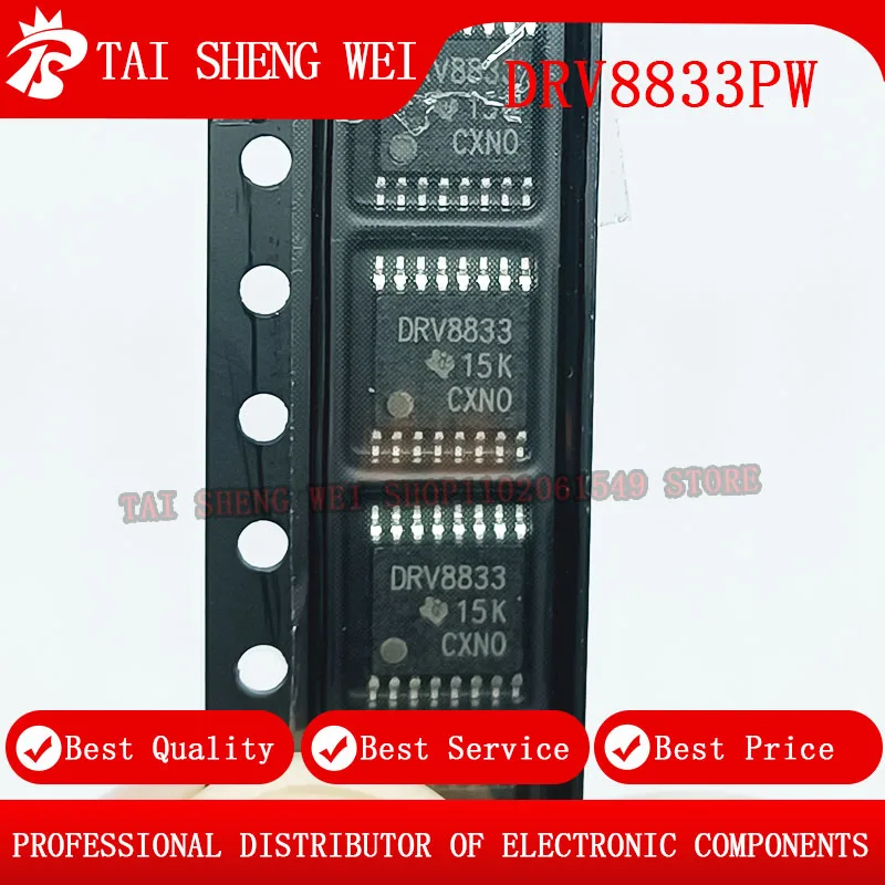 

5pcs DRV8833 DRV8833PWR DRV8833PW 8833 TSSOP16 SOP-16 SMD IC New Original