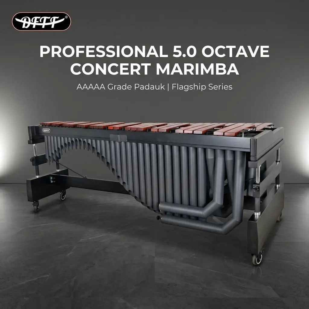 DFM-AM61-2 Professional Handmade Wood Marimba With Fine Tuning Resonance Tube For Symphony Orchestra