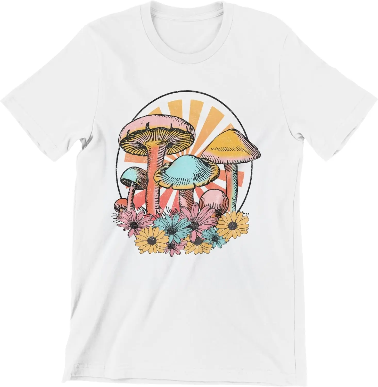 

Mushroom T-Shirt Gifts Classic Funny Tee Shirts-100% Cotton