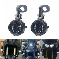 Lámpara auxiliar LED para motocicleta, luces antiniebla para BMW R1200GS F800GS ADV Yamaha MT07 MT09 CRF1000L Africa Twin Kawasaki