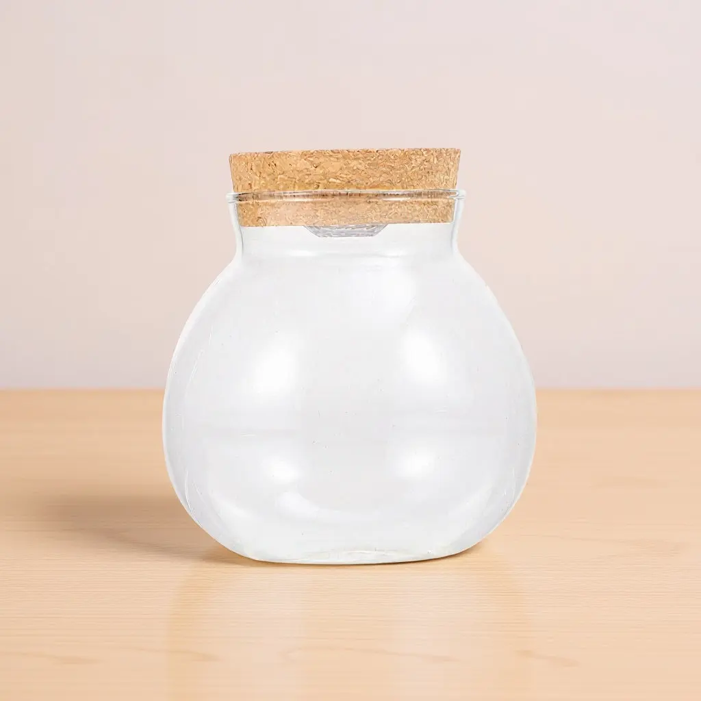 

Стеклянная экологическая бутылка с LED-подсветкой из боросиликатного стекла, декоративная бутылка для ландшафтного дизайна, аквариум, держатель для микроландшафта