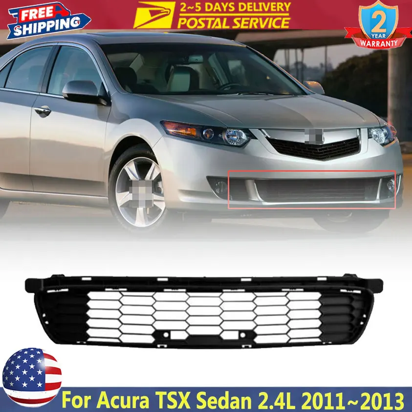 

Сотовая сетка, передний бампер автомобиля, нижняя решетка для подтяжки лица, решетка для Acura TSX Sedan 2.4L 2011 2012 2013, сетчатые центральные гоночные грили
