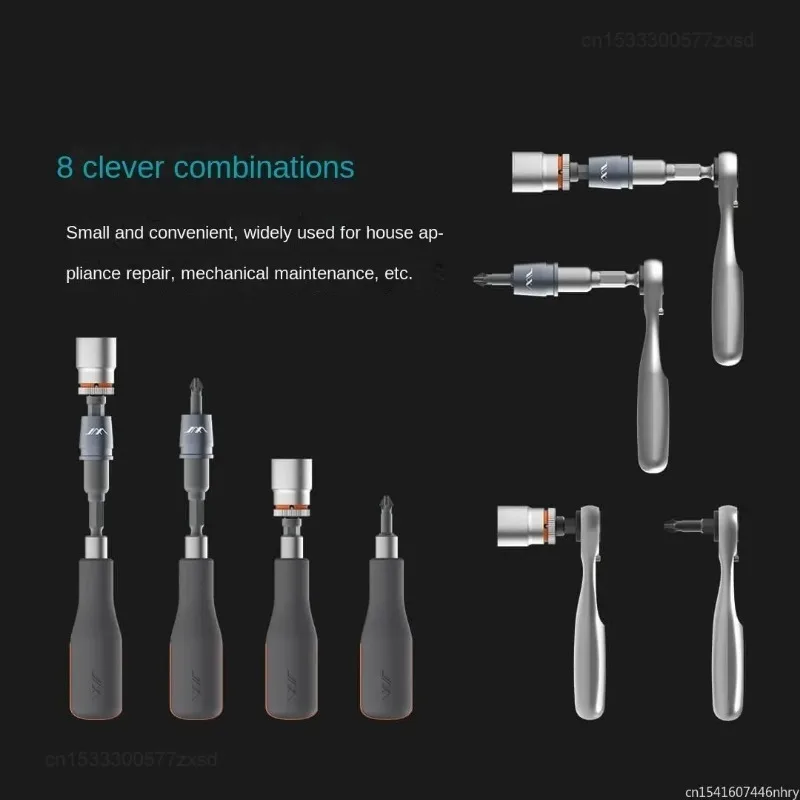 Xiaomi JIMI 41 IN 1 Screwdriver Set S2 Magnetic Bits Ratchet Wrench Kit Hand Tools Household Sleeve Repair Tool Multifunction