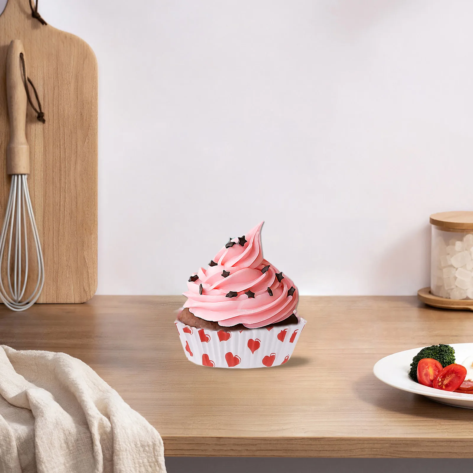 

100 Pcs Baking Cake Paper Tray Cup Liners Muffin Birthday Cupcake Round Holders