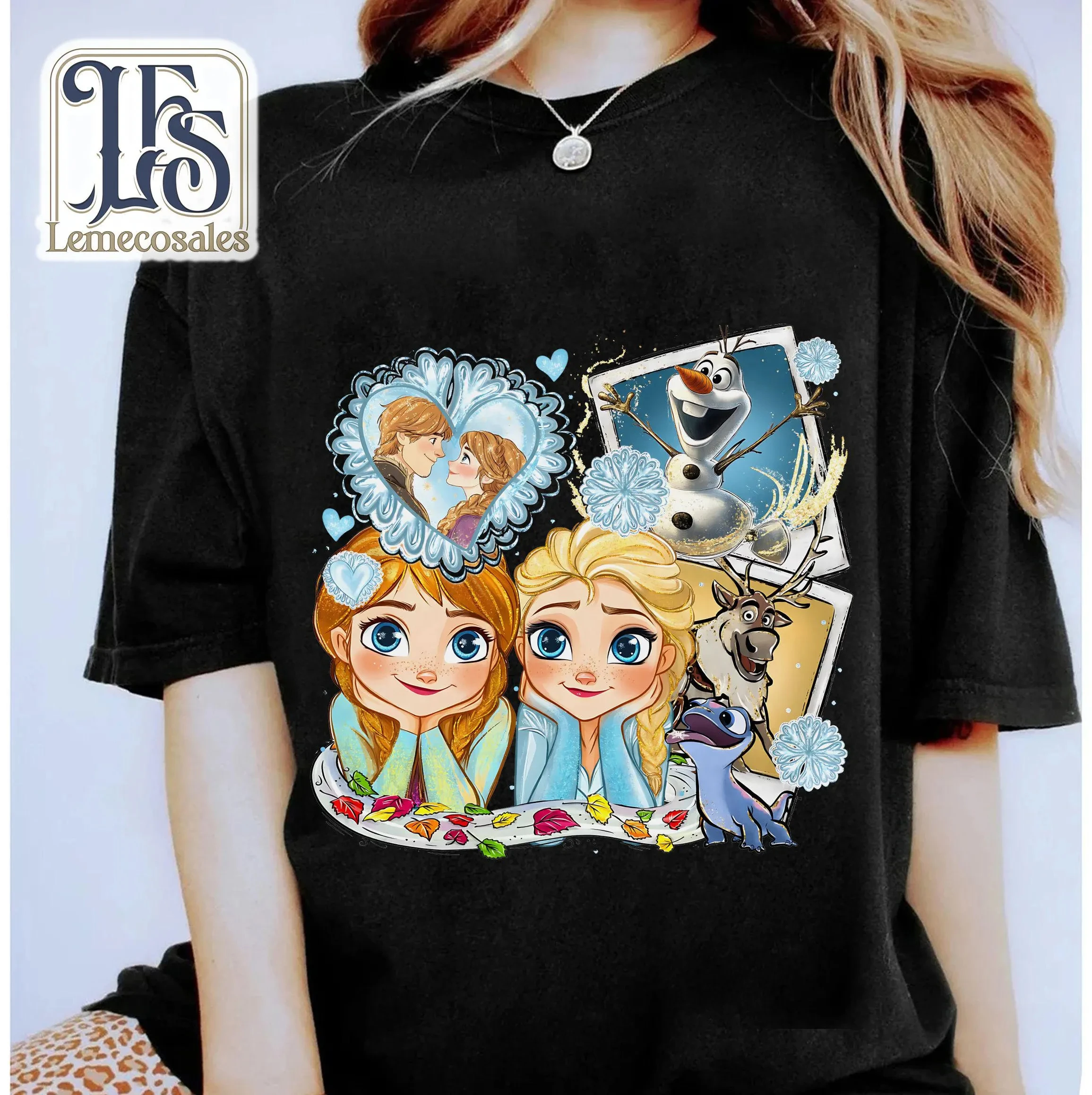Süße Vintage Disney Anna und Elsa Shirts, Disney Frozen Retro T-Shirts, Disney Birthday Girl Matching Trip Disney Family 2025