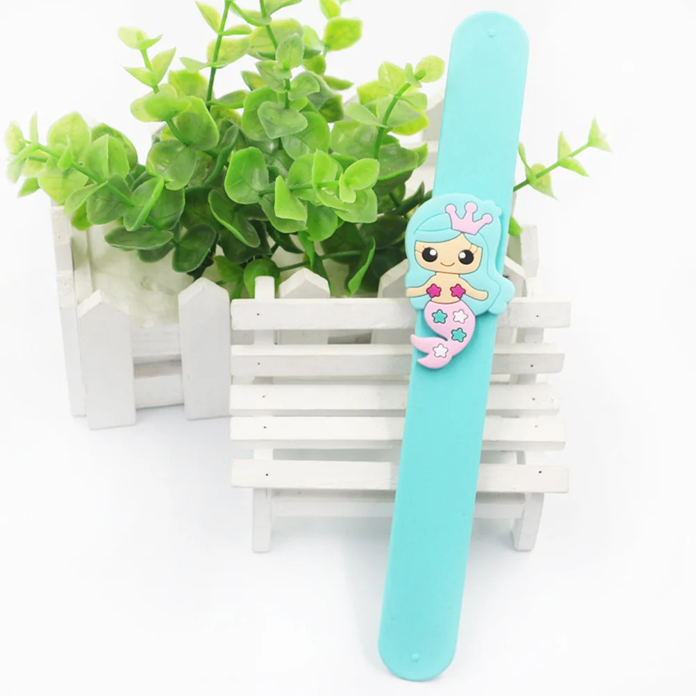 

6pcs PVC Mermaid Hair Clip Bookmark Mermaid Party Decoration Kids Favors Mermaid Bracelet Ring Birthday Party Decorations(Mermai