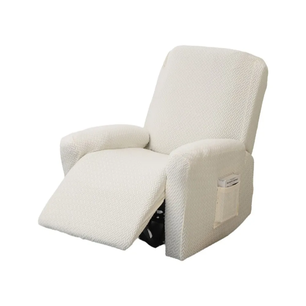 

Elastic 1 Seat Sofa Cover Stain Resistant Wear-resistant Recliner Cover Non Slip Anti-Pet Scratching Couch Cover Bedroom