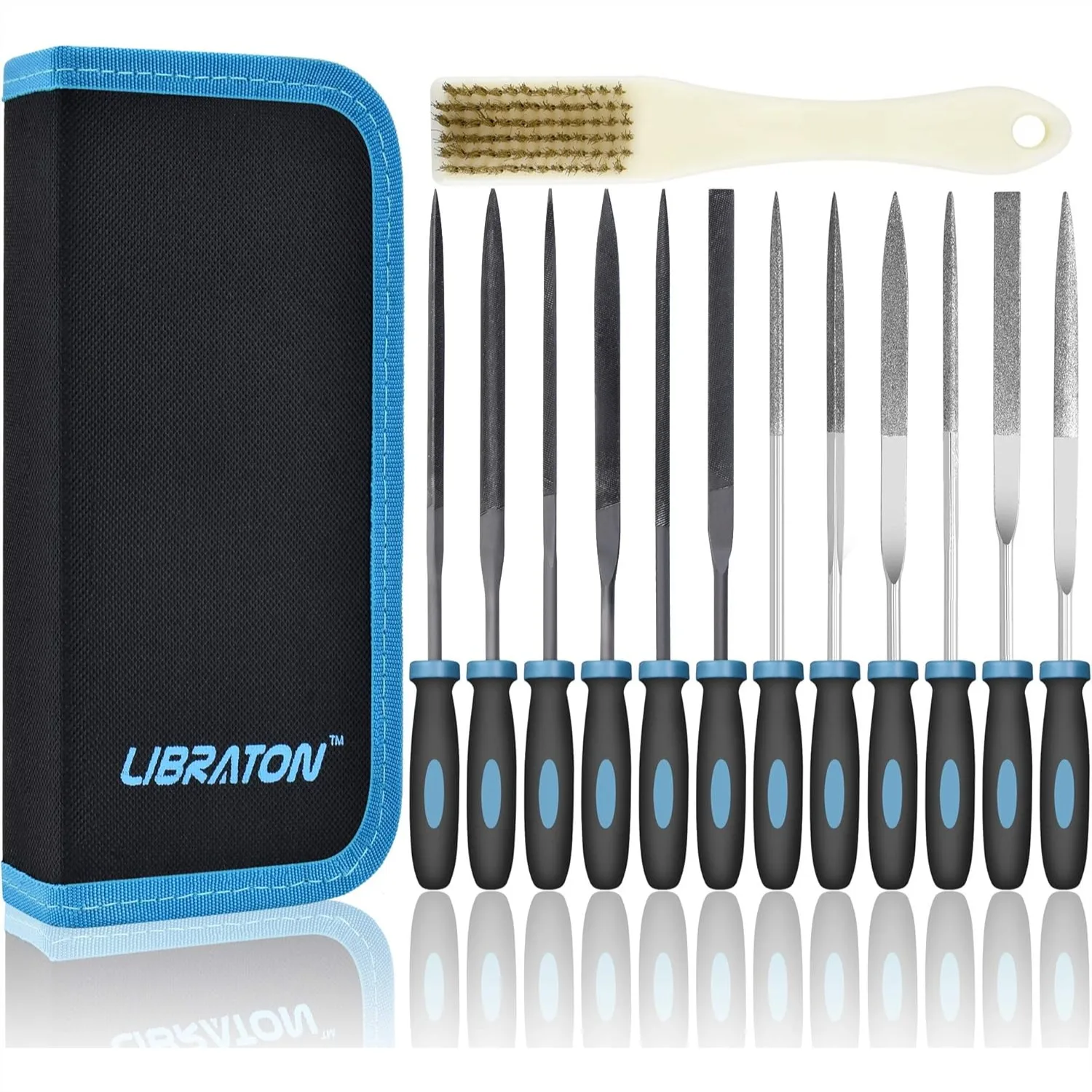 

Small File Set 13PCS Needle Diamond Files 6PCS Jewlers 6 Steel For Precision Metal Work Wood Woodworking Plastic Carving Tool With Brush And Carry Case