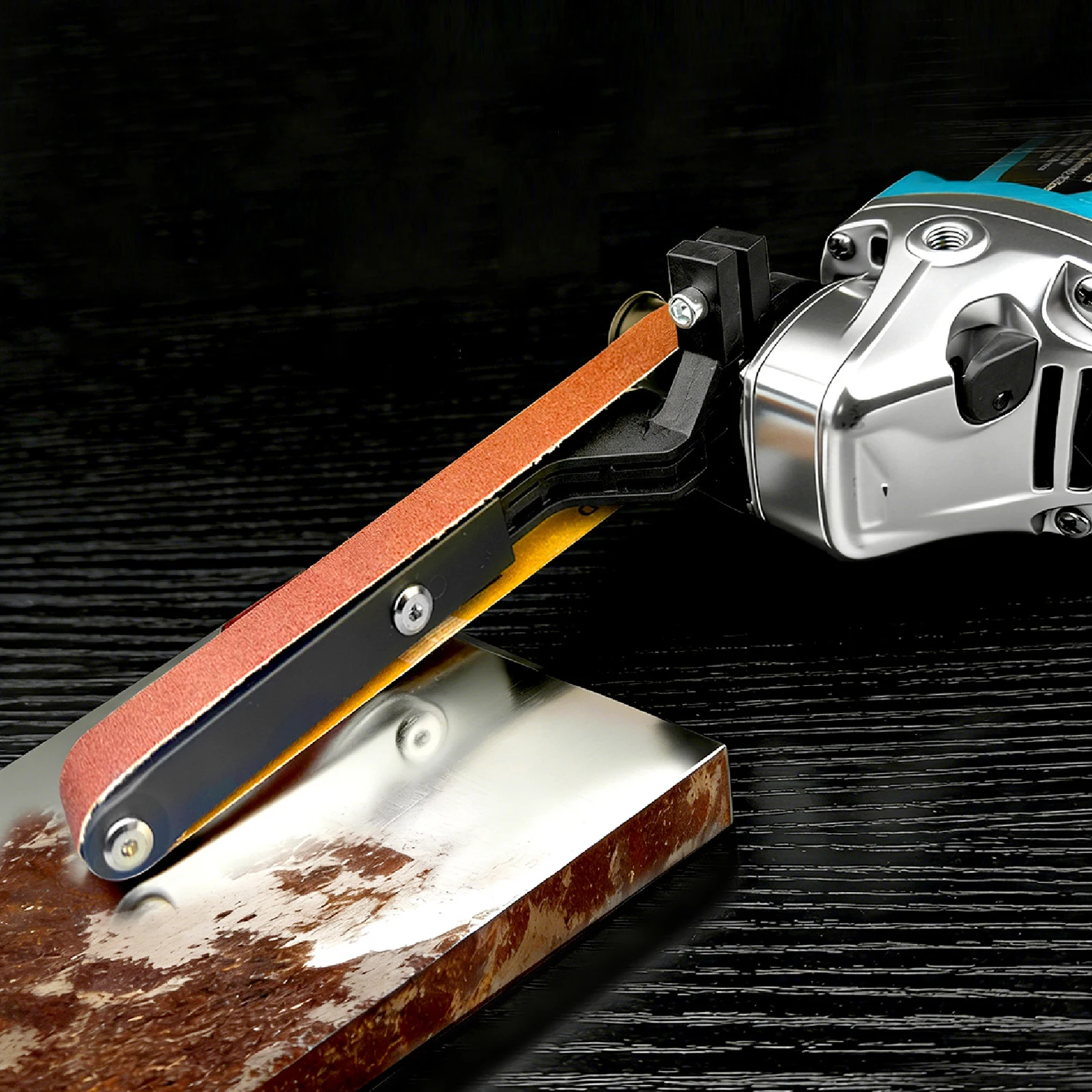 Abrasive Belts Attachment for Polishing Angle Grinder To Belt Sander Converter for Model 100 115 125 Angle Grinder