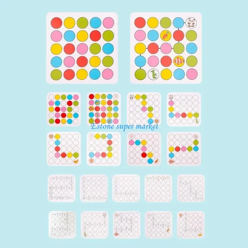 090b Holzbrettspiel Farbsortieren Mathematikler