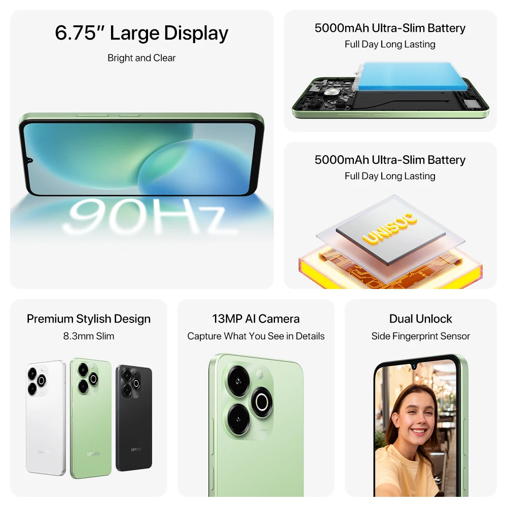 Рисунок 2 - Телефон UMIDIGI G9x Android 14