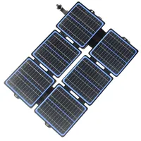 15/30W 3A 5V/12V Solar Panel Monocrystalline Silicon Dual USB /DC Solar Foldable Charging Pack Waterproof Reliable Power Supply