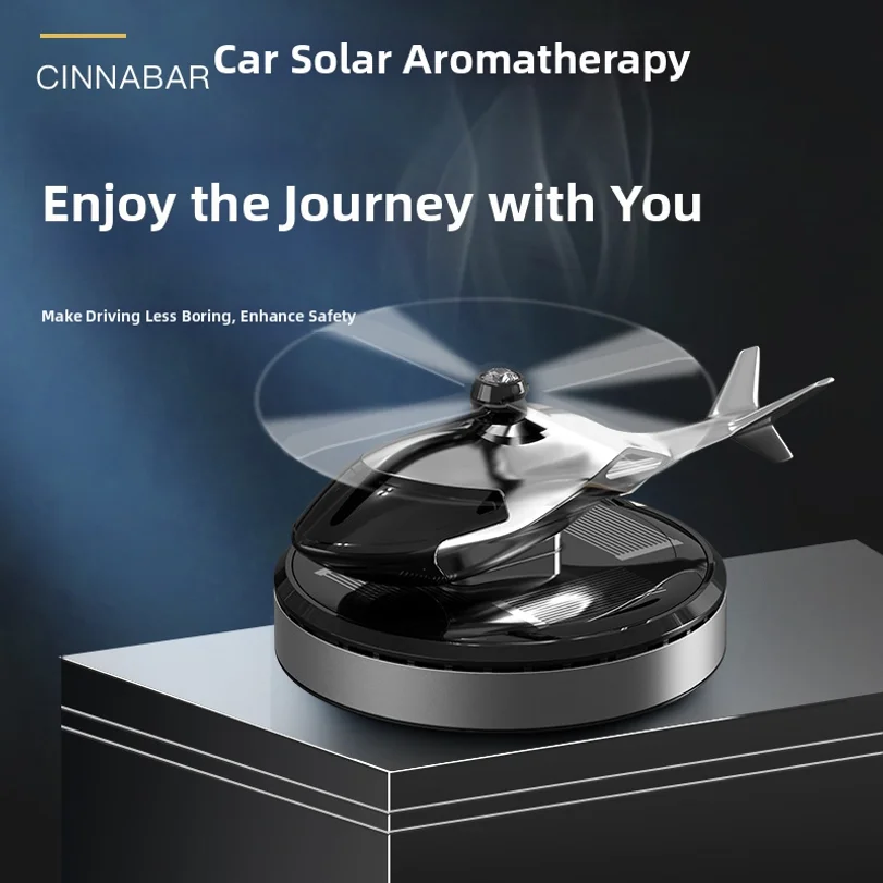 

Cross-border Solar-powered Airplane Car Air Freshener, High-end Men's Dashboard Car Ornament, Long-lasting Fragrance Diffuser
