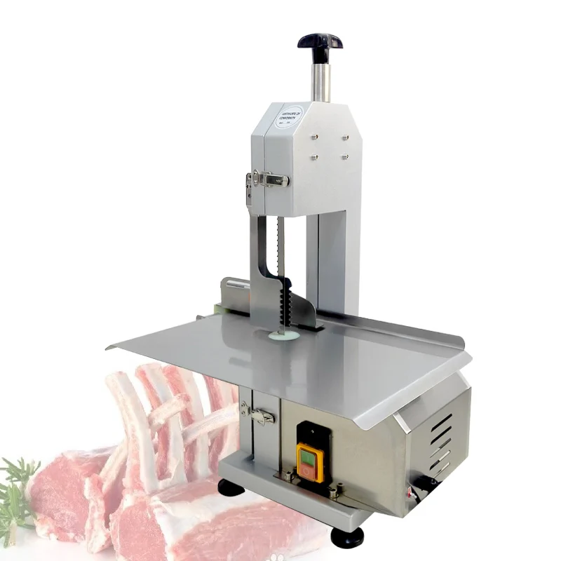 Máquina cortadora de huesos para huesos de ternera, huesos de oveja, huesos de cerdo, máquina de sierra para huesos de carne congelada