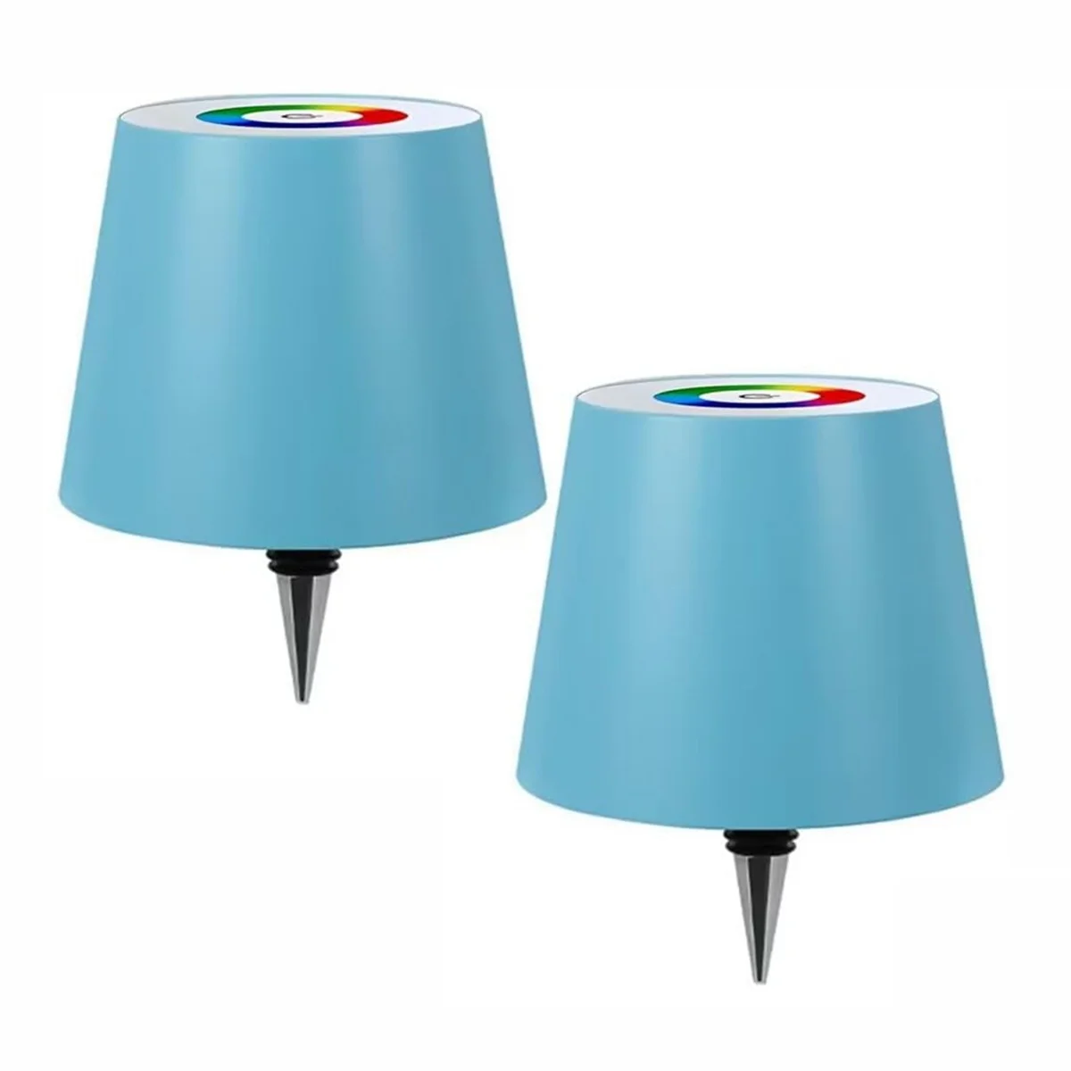 

2 шт., беспроводная лампа для бутылок, режимы RGB и 3 цвета, плавное затемнение, абажур для бутылок для вечеринок, баров, ресторанов, светильник