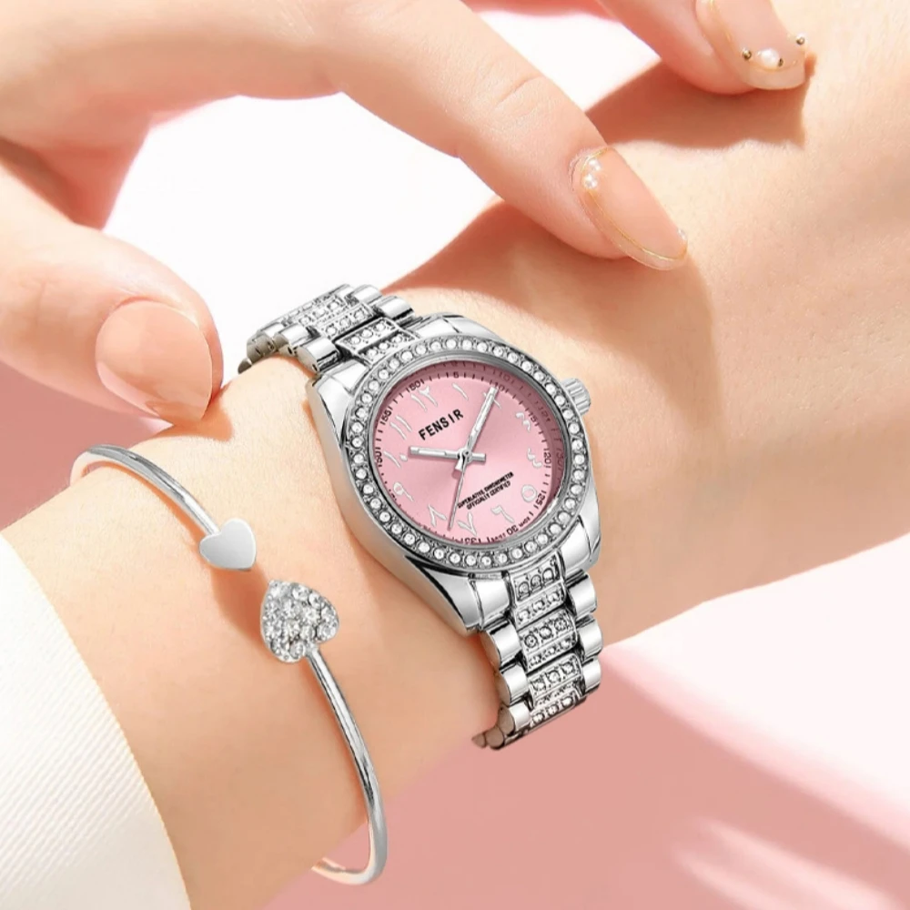 

Women's Luxury Minimalist Stone Arabic Numeral Log Dial Watches 2025 Fashion Casual Steel Sports Ladies Quartz Watch For Woman