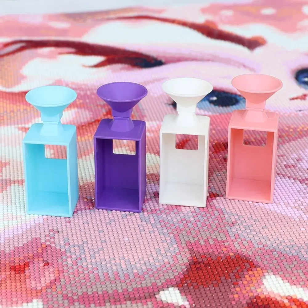 DIY Craft Embroidery Drills Funnel Cross Stitch Accessories Multifunctional Storage Container Box DIY Craft Beading Plates