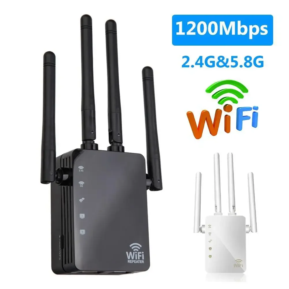 1200m Wireless Range Extender Wifi Signal Amplifier 5g High Power Route Router For Extended Network Coverage