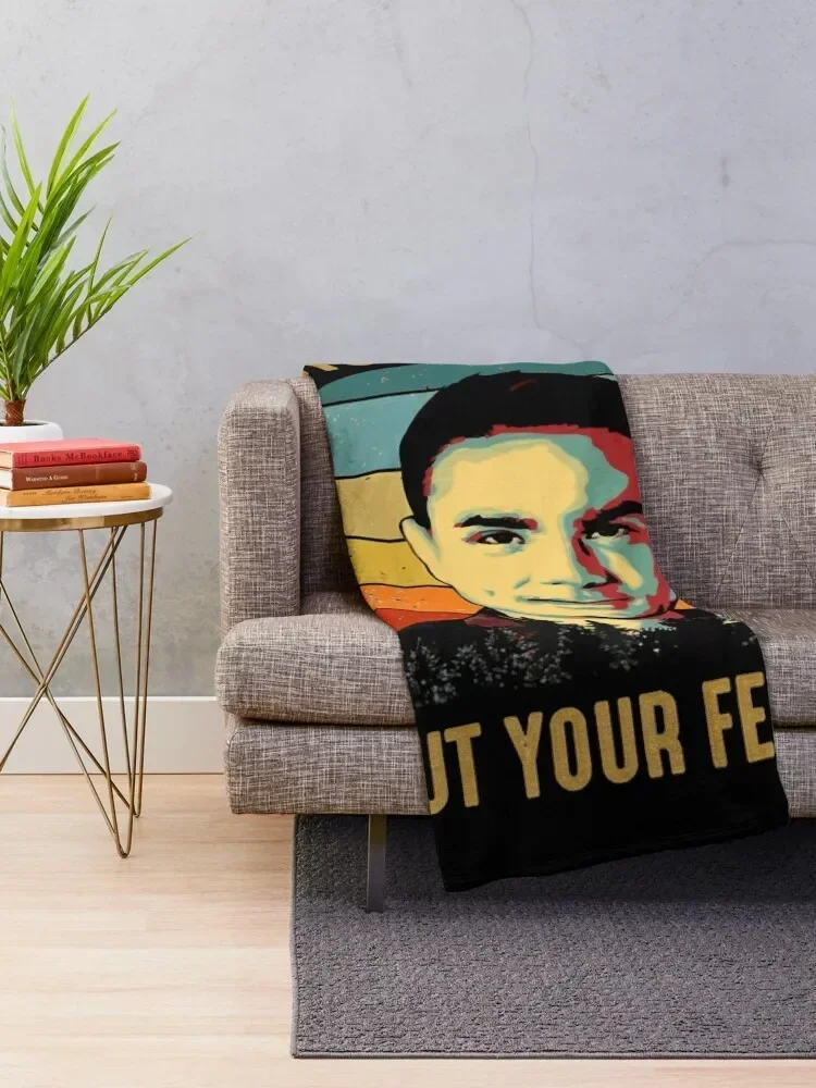 Vintage Facts Don't Care About Your Feelings Ben Shapiro's Gift Throw Blanket