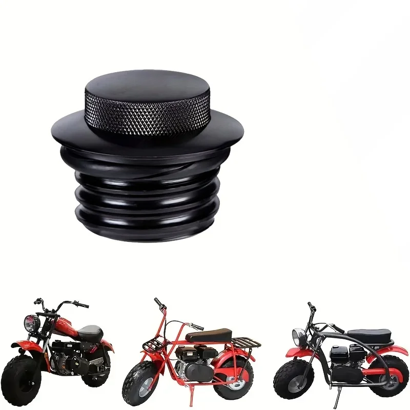 

Black Universal Motorcycle Fuel Tank Cap Push-On Fuel Tank Cap Aluminum Easy Install Modification Accessories