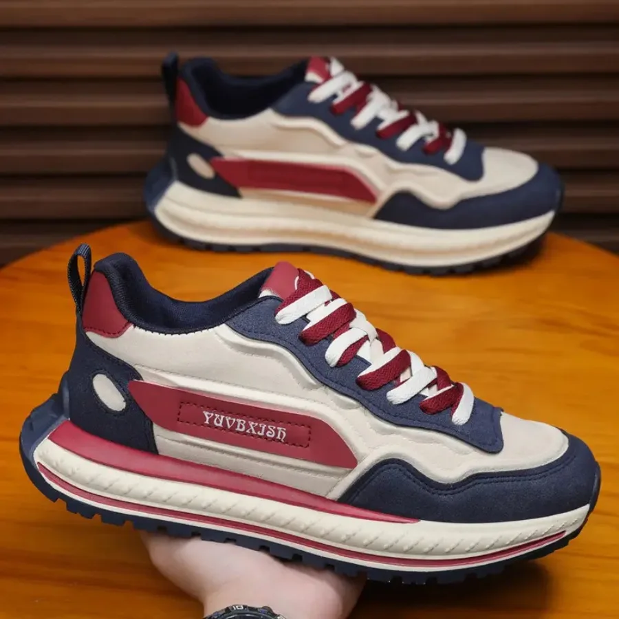 

European Site Men's Versatile Fashionable Patchwork Casual Shoes Youth Trendy Outfit Sneakers Forrest Gump Shoes Men's Shoes