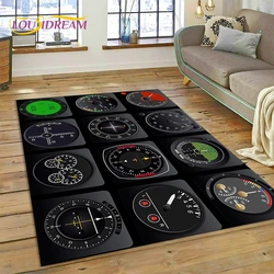 Racing Car Dashboard Machine Control Screen Rug Carpet for Living Room Bedroom Home Decor,Non-slip Decoration for Sofa Doormat