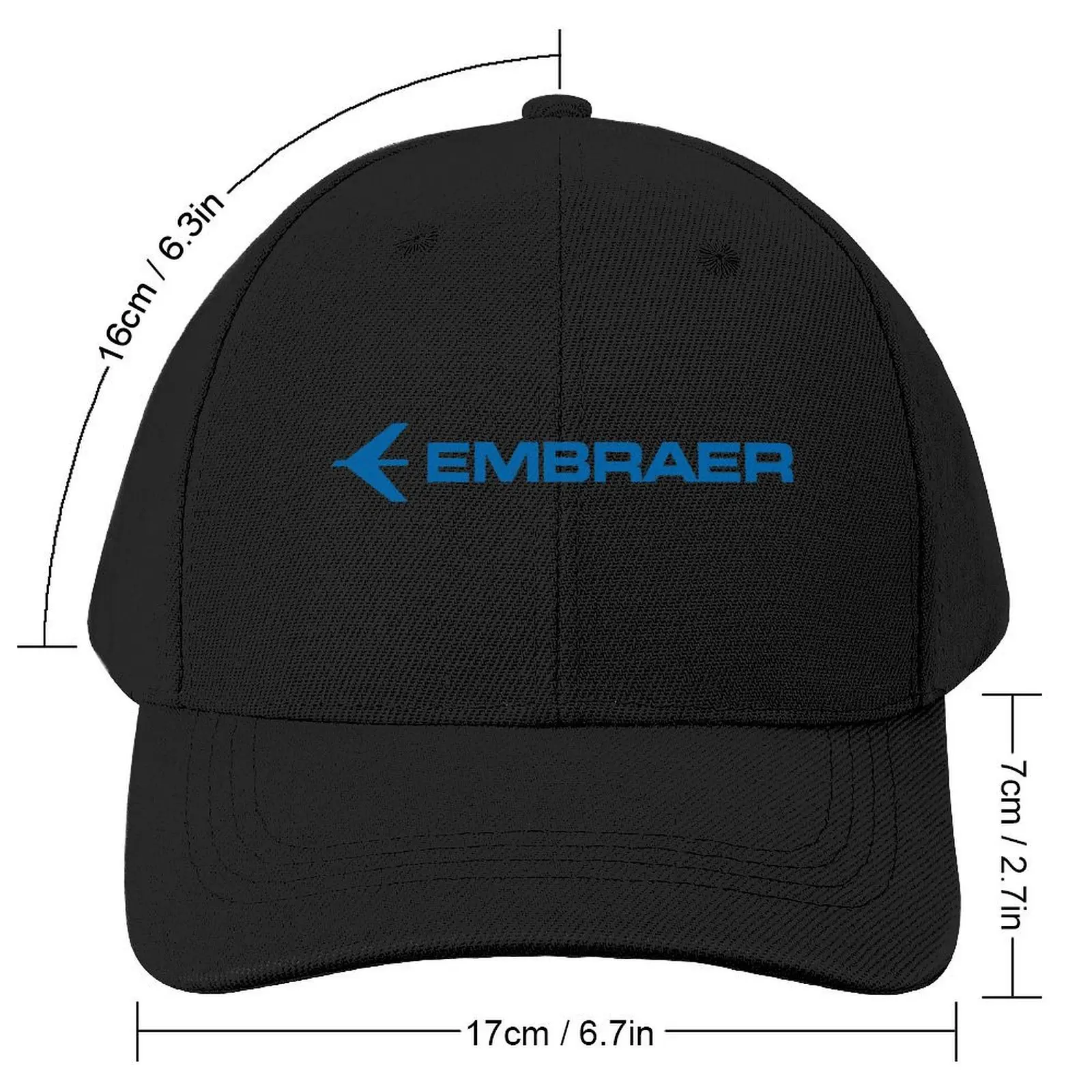 Embraer Logo Baseball Cap Trucker Hat Wild Ball Hat Mountaineering Sports Cap For Man Women's