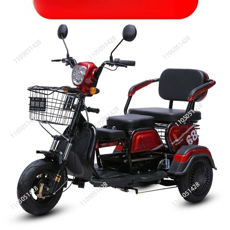 1000W 20ah Electric tricycle adult elderly scooter small household mini female Electro bike range 60km