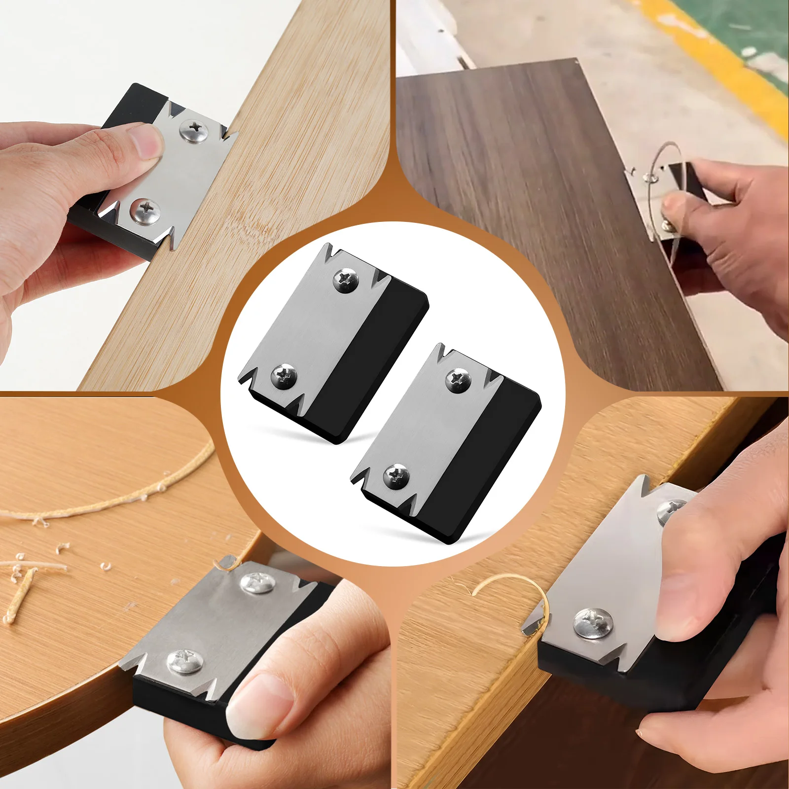 Tagliabordi per la lavorazione del legno da 2 pezzi Tagliabordi robusto Facile da maneggiare Tagliabordi portatile per la lavorazione del legno Veloce ed efficiente e da lavoro