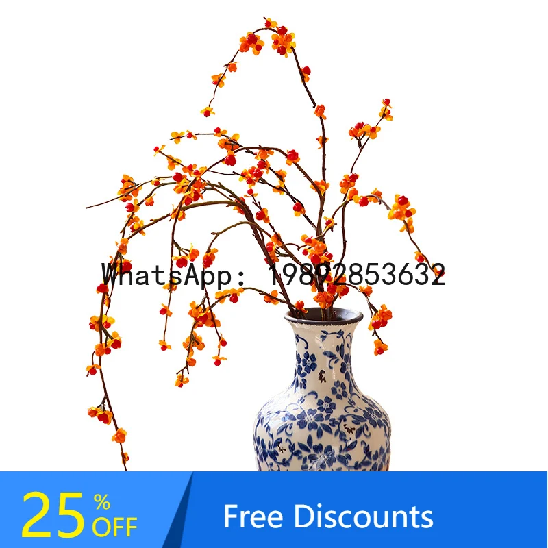 

high branch south snake vine flower decoration simulation zen home desktop homestay hotel dried flower ornament fairy garden