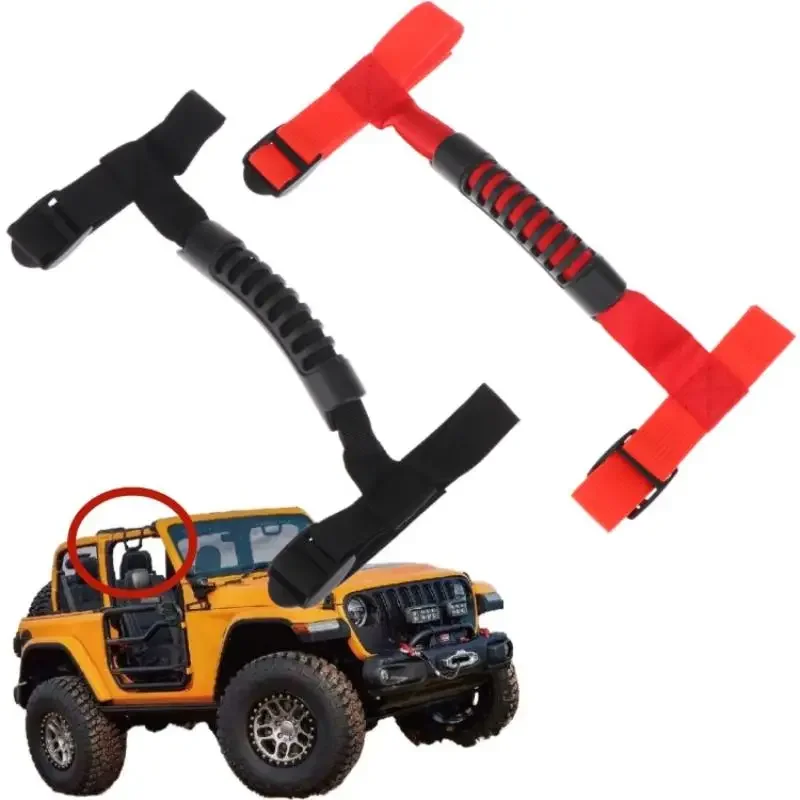 1Pcs Grip Handle For 1995-2021  Wrangler YJ TJ JK JKU JL Sports Sahara Freedom Rubicon X Unlimited Roll Bar Grab Handles
