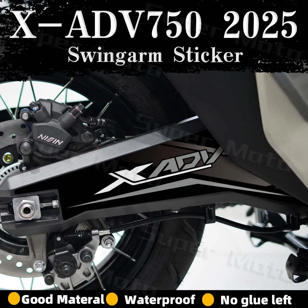 For X ADV 750 X-ADV 750 2017-2025 Motorcycle Swingarm Decal Waterproof Rotating Shaft Scooter Sticker Protect Accessori