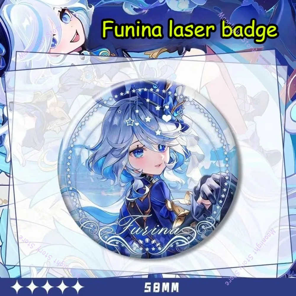 1/6 шт. Genshin Impact аниме мерч значок Funina Fukalos рюкзак Шарм декоративные аксессуары подарок на день рождения для фанатов коллекционный
