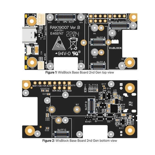 Imagen 2 del producto Tablero base WisBlock de segunda generación |   RAK19007