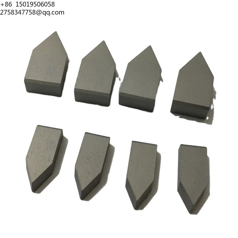 YG6 C125 Cemented Carbide Brazed Inserts Carbide Tips C122 C120 in Stock