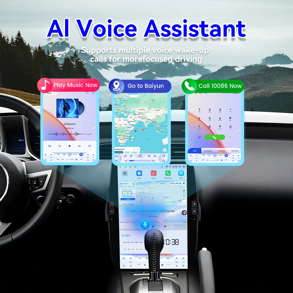14.5 Inch Android 14 For Chevrolet Camaro 2010 - 2015 Android Auto Car GPS Multimedia Player Vertical Tesla Screen  Head Unit