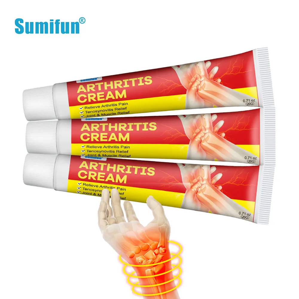 

3Pcs Tenosynovitis Cream Hand Wrist Finger Tendon Sheath Pain Relief Ointment Rheumatoid Sumifun Arthritis Treatment Analgesics