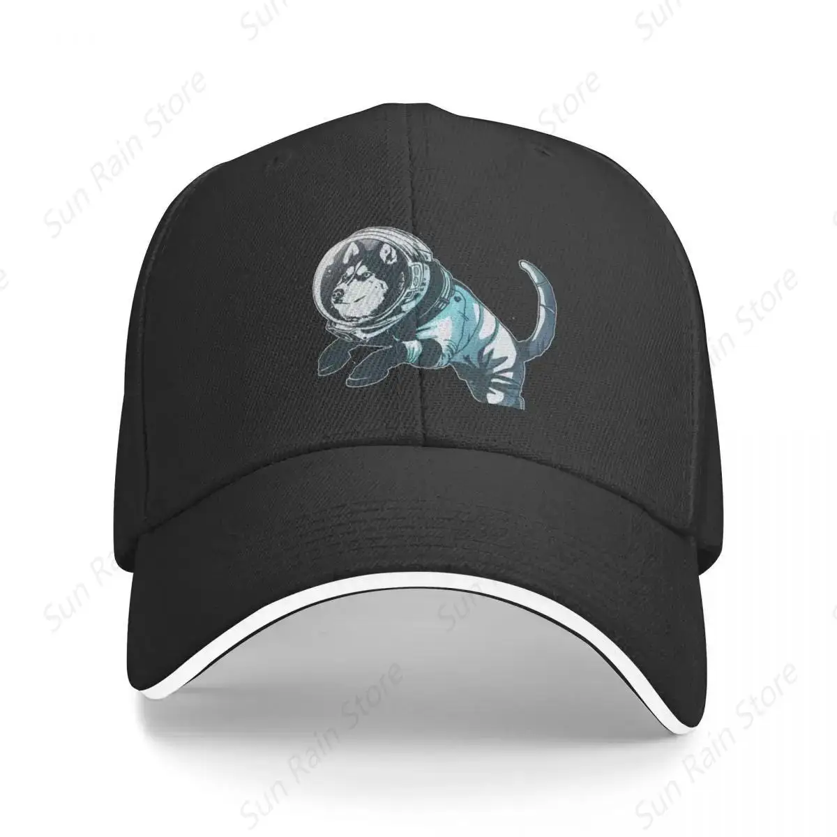 Funny design for dog lovers, Husky Doggo to space Baseball Cap Wild Ball Hat derby hat Boy Child Women's