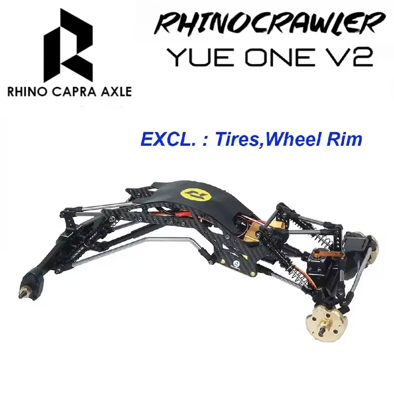 RhinoRC YUE ONE V2 Sporty Crawler Car,With AM32 Brushless Outrunner Motor Combo,for Competition Crawler Cars 1/10 Off-Road