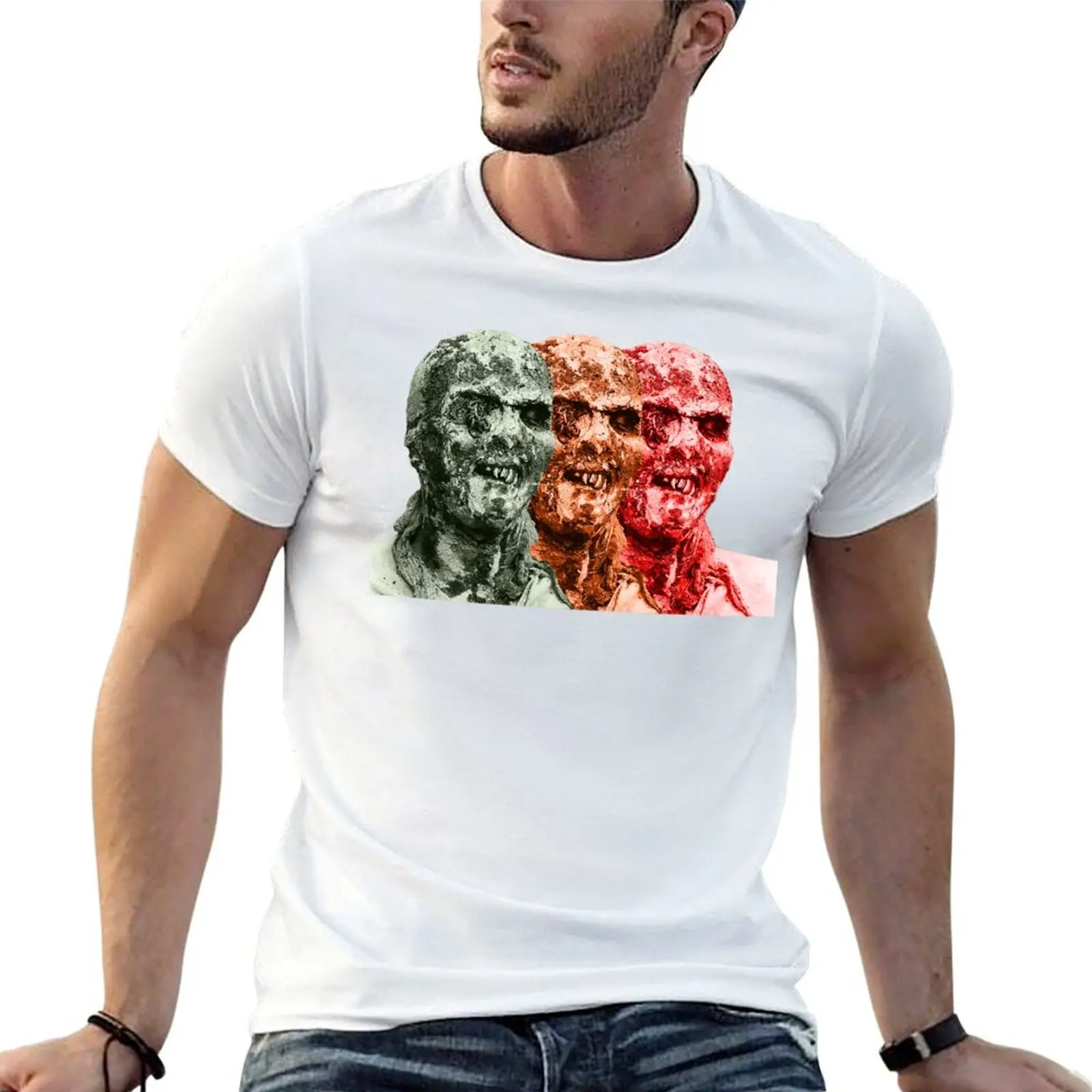 Pop Art Zombi T-Shirt Casual Trendy Streetwear Tee Shirt